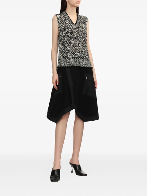 3.1 Phillip Lim open-knit sleeveless vest - Black - zdjęcie produktu nr 1