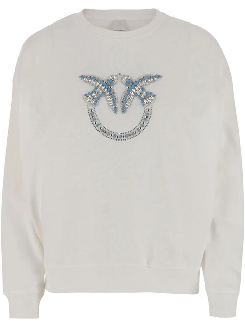 PINKO stud-embellished sweatshirt - White - zdjęcie produktu nr 2