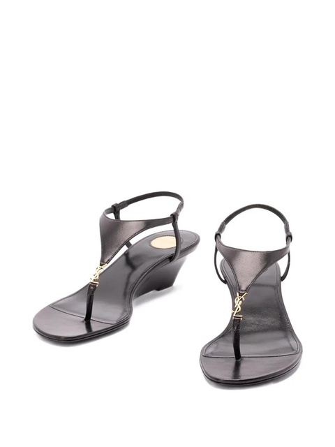 Saint Laurent leather sandals - Black - zdjęcie produktu nr 2