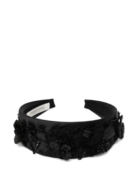 Jennifer Behr floral beaded hair accessory - Black - zdjęcie produktu nr 1