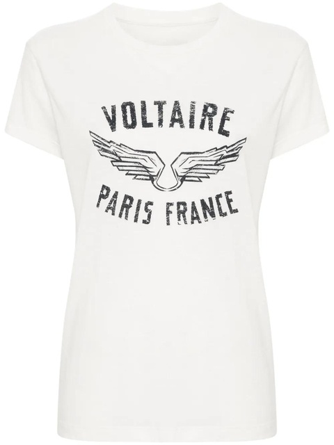 Zadig&Voltaire Walk Peace & Love T-shirt - White - zdjęcie produktu nr 1