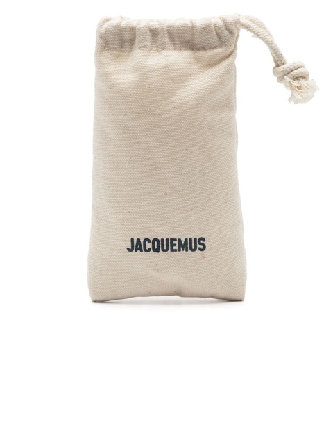 Jacquemus Azzuro rectangle-frame sunglasses - Black - zdjęcie produktu nr 2
