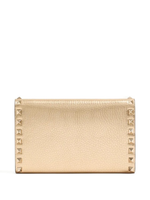 Valentino Garavani studded leather crossbody bag - Gold - zdjęcie produktu nr 1