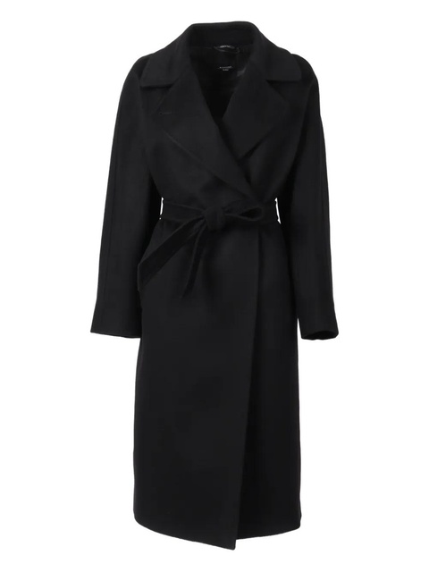 Weekend Max Mara Cascia belted coat - Black - zdjęcie produktu nr 1