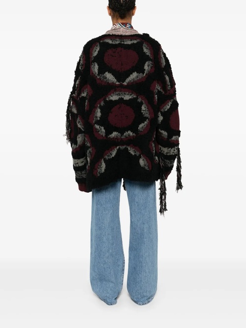 ETRO distressed-effect cardigan - Black - zdjęcie produktu nr 2