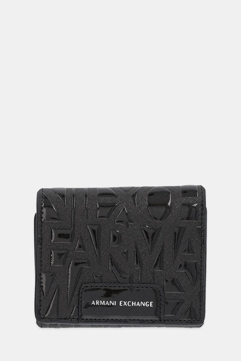 Armani Exchange portfel damski kolor czarny XW001595 AF17290 - zdjęcie produktu nr 1