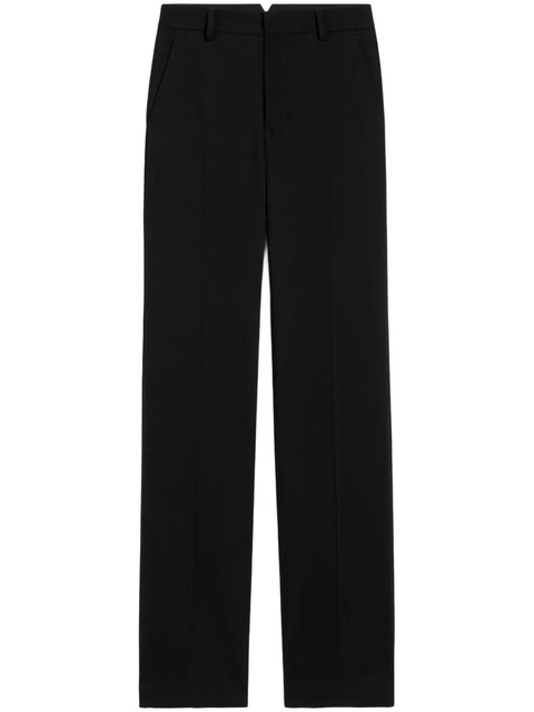 AMI Paris Contrasted straight-leg trousers - Black - zdjęcie produktu nr 1