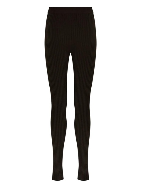 Max Mara ribbed leggings - Green - zdjęcie produktu nr 1