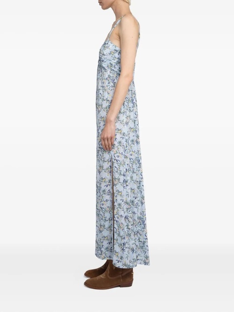 Zadig&Voltaire floral-pattern maxi dress - Blue - zdjęcie produktu nr 1
