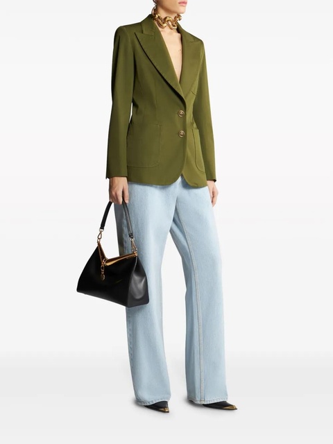 ETRO Pegaso-buttons single-breasted blazer - Green - zdjęcie produktu nr 2