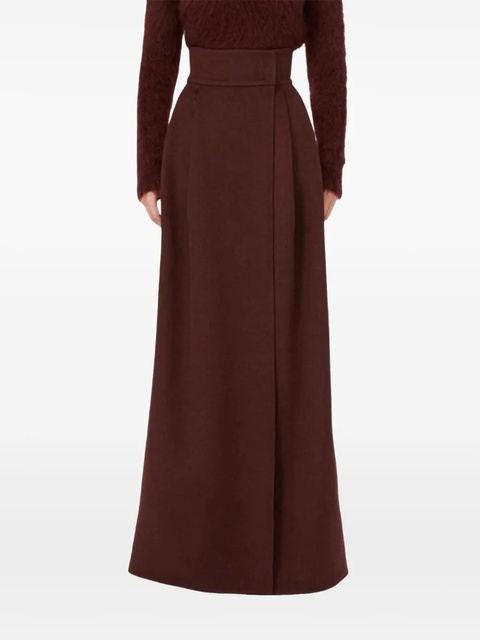 Max Mara pleated wrap skirt - Red - zdjęcie produktu nr 2