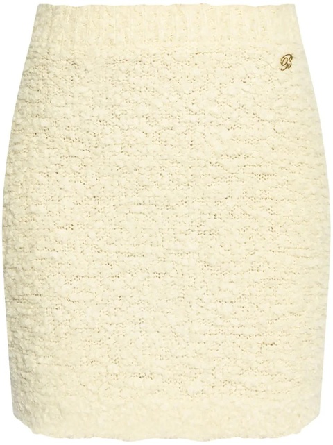Blumarine wool fitted skirt - Neutrals - zdjęcie produktu nr 1