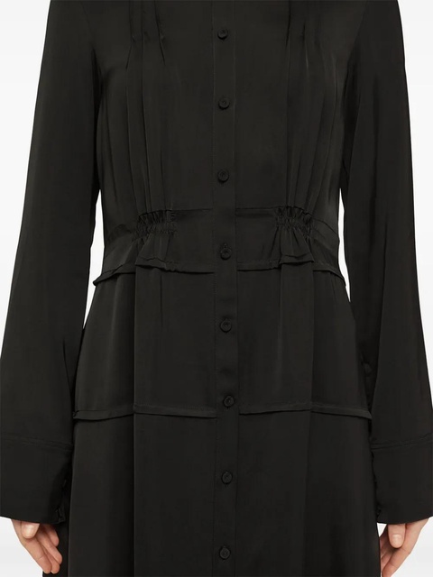 Jil Sander collarless midi dress - Black - zdjęcie produktu nr 2