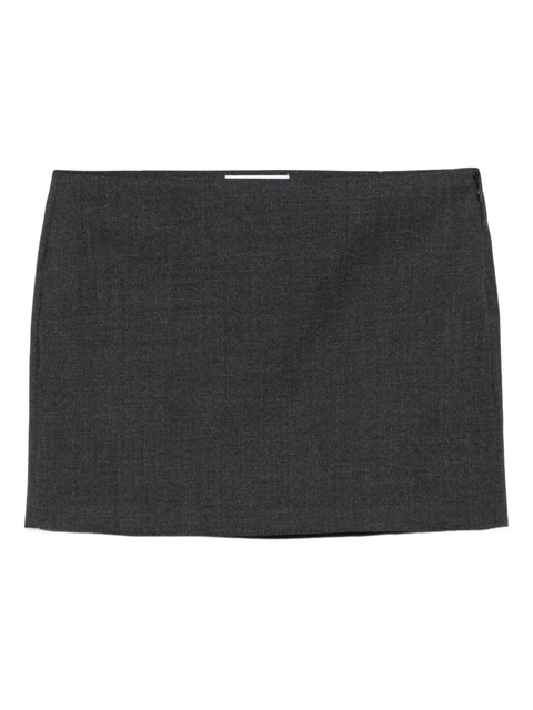 Givenchy straight wool mini skirt - Grey - zdjęcie produktu nr 1