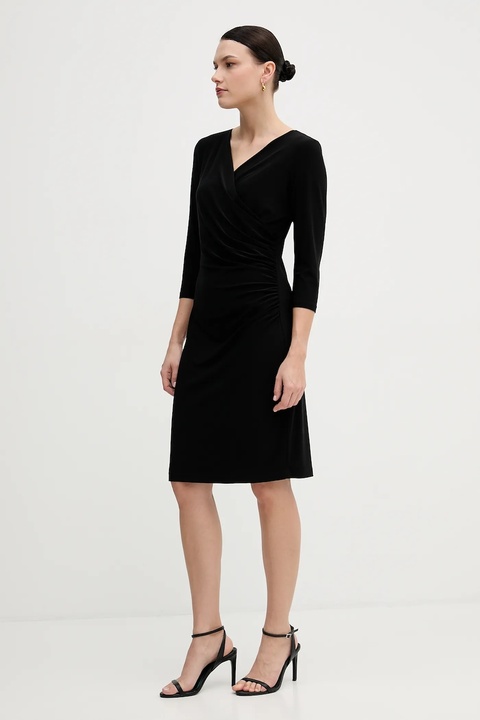 Joseph Ribkoff sukienka kolor czarny mini dopasowana 233305 - zdjęcie produktu nr 2