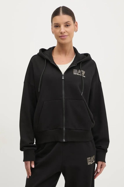 EA7 Emporio Armani dres damski kolor czarny AF12473.7W000110 - zdjęcie produktu nr 2