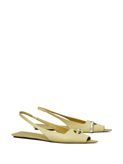 Tory Burch Pierced slingback sandals - Neutrals - zdjęcie produktu nr 1