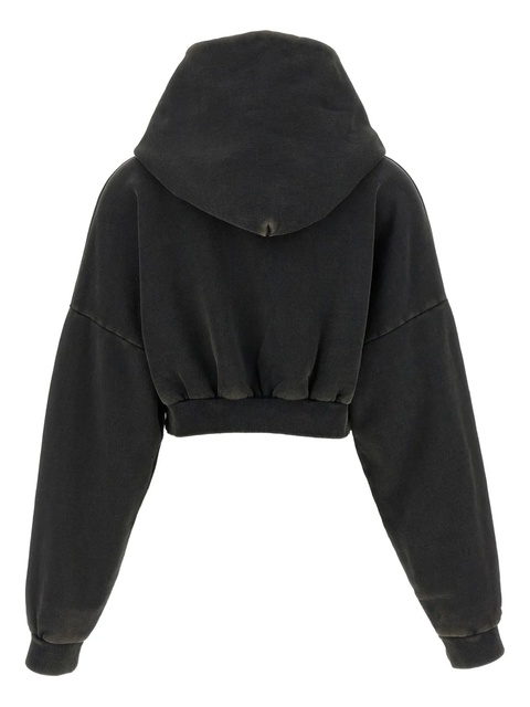ENTIRE STUDIOS elastic-waistband hoodie - Black - zdjęcie produktu nr 2