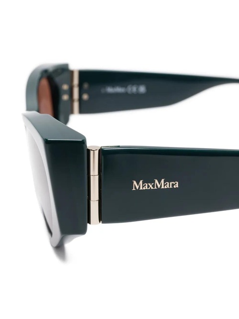 Max Mara Eyewear Hinge-1 sunglasses - Green - zdjęcie produktu nr 2