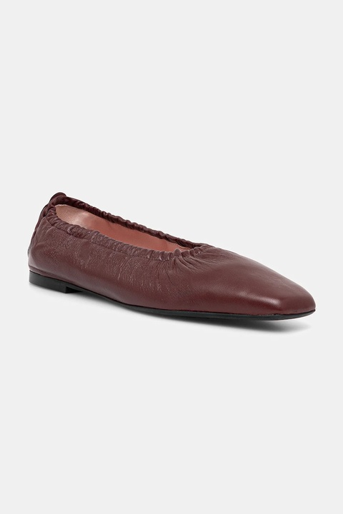 Pretty Ballerinas baleriny skórzane Camille kolor bordowy 49872_001 - zdjęcie produktu nr 1