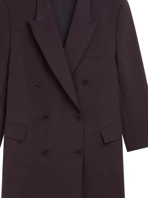 The Frankie Shop Jane double-breasted long coat - Purple - zdjęcie produktu nr 2