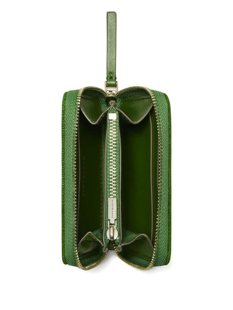 Tory Burch small Kira zip-around wallet - Green - zdjęcie produktu nr 1