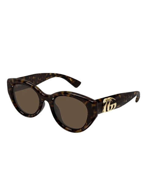Gucci Eyewear rounded sunglasses - Brown - zdjęcie produktu nr 1