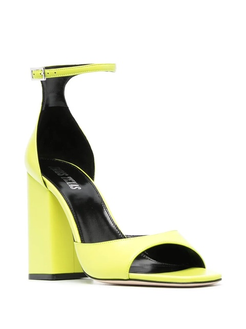 Paris Texas Fiona 100mm block-heel sandals - Green - zdjęcie produktu nr 2