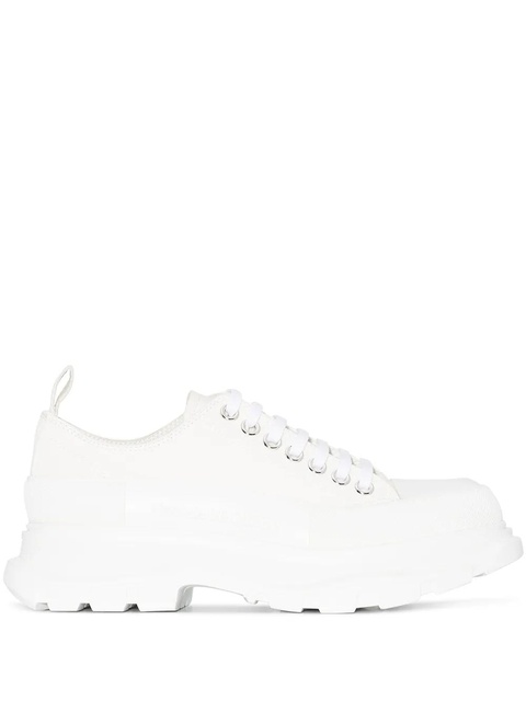 Alexander McQueen Tread Slick cotton sneakers - White - zdjęcie produktu nr 1