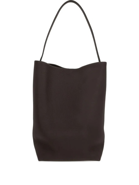 The Row leather top-handle shoulder bag - Brown - zdjęcie produktu nr 1