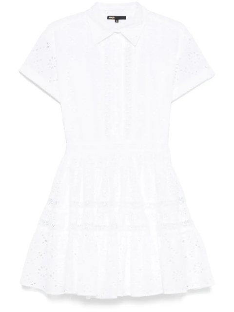Maje broderie-anglaise shirtdress - White - zdjęcie produktu nr 1