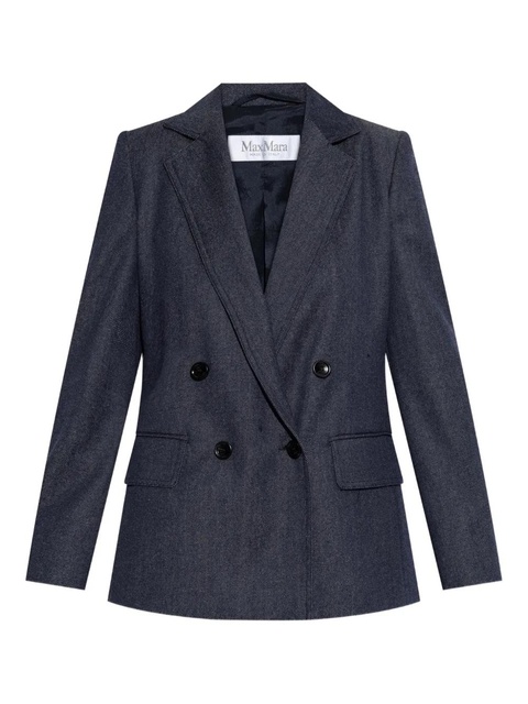 Max Mara double-breasted wool jacket - Blue - zdjęcie produktu nr 1
