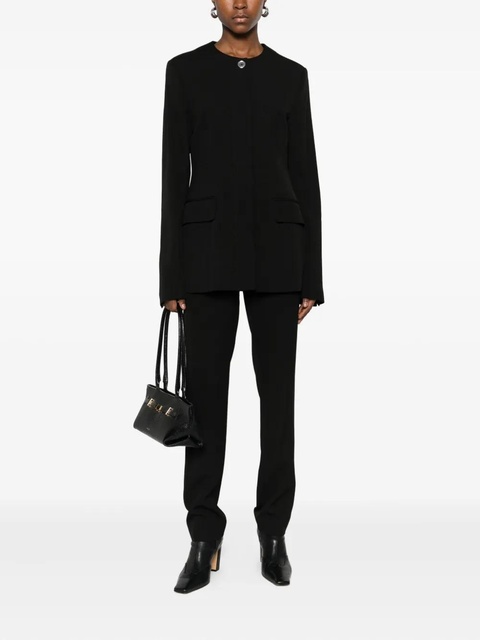 TOTEME round-neck flap-pocket jacket - Black - zdjęcie produktu nr 1