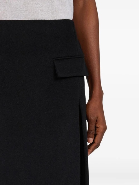 Ferragamo double-slit midi skirt - Black - zdjęcie produktu nr 2