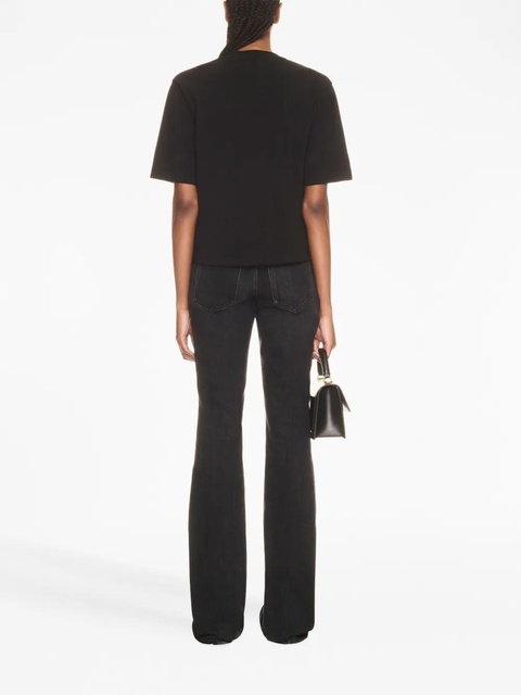 Off-White slogan-print cotton T-shirt - Black - zdjęcie produktu nr 2