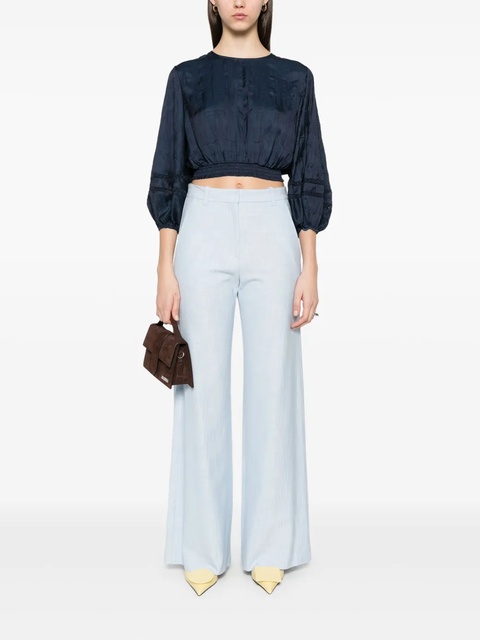 Maje balloon-sleeves blouse - Blue - zdjęcie produktu nr 2