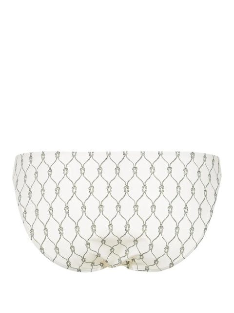 Tory Burch celtic knot-print bikini bottoms - Neutrals - zdjęcie produktu nr 2