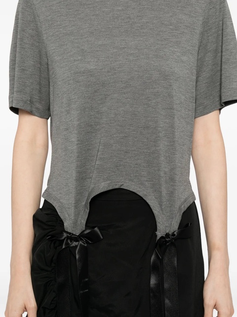 Simone Rocha lyocell T-shirt - Grey - zdjęcie produktu nr 2