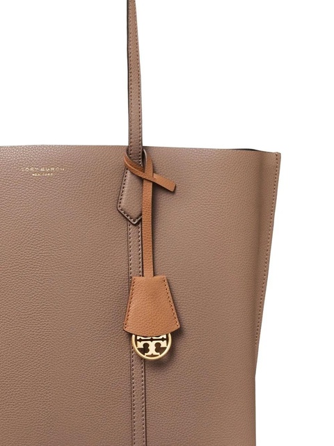 Tory Burch leather logo-print tote bag - Brown - zdjęcie produktu nr 2