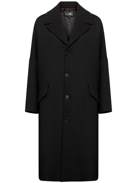 MM6 Maison Margiela single-breasted wool jacket - Black - zdjęcie produktu nr 1