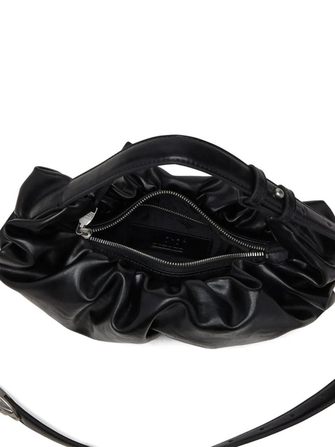 Diesel small Grab-D scrunched shoulder bag - Black - zdjęcie produktu nr 2