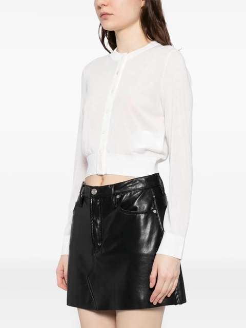 Alexander Wang crystal-embellished cropped top - White - zdjęcie produktu nr 1