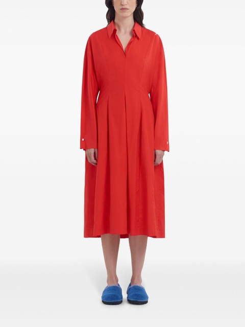 Marni cotton midi dress - Red - zdjęcie produktu nr 2