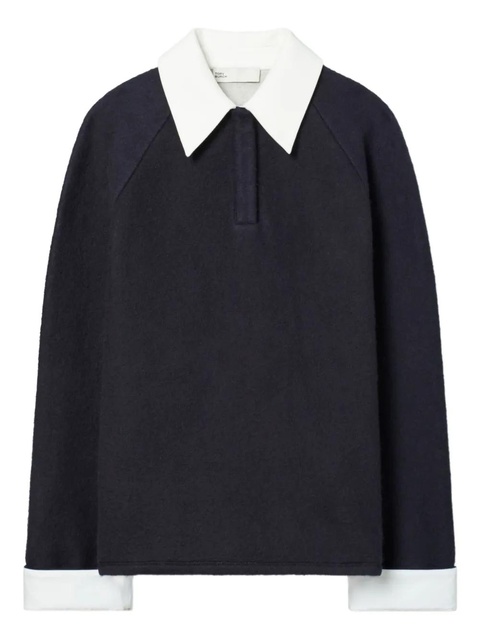 Tory Burch rugby polo top - Blue - zdjęcie produktu nr 1