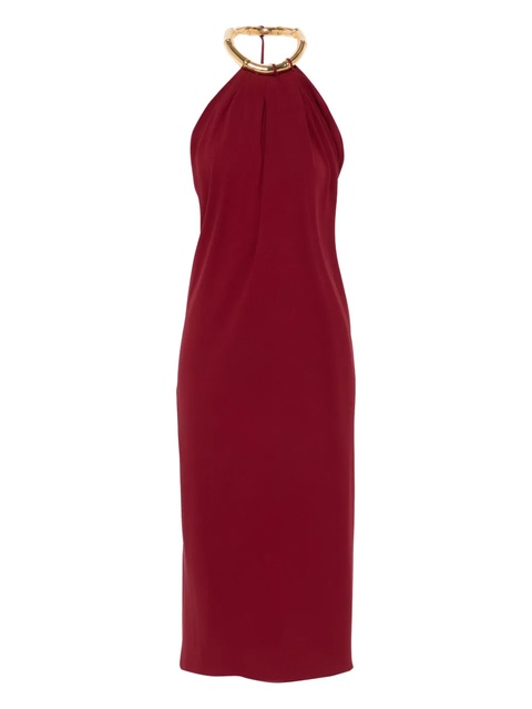 Gucci silk crepe midi dress - Red - zdjęcie produktu nr 1