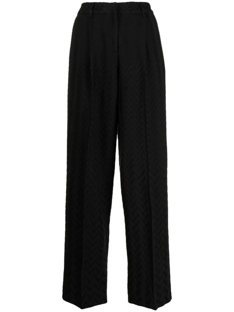 Missoni zigzag tailored trousers - Black - zdjęcie produktu nr 1