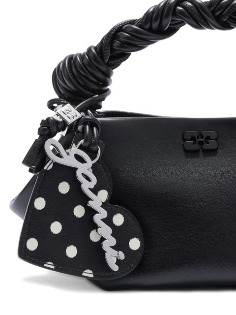 GANNI polka-dot heart keyring - Black - zdjęcie produktu nr 2