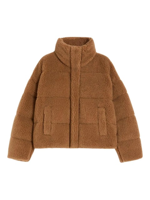 Weekend Max Mara Alfredo funnel-neck panelled jacket - Brown - zdjęcie produktu nr 2