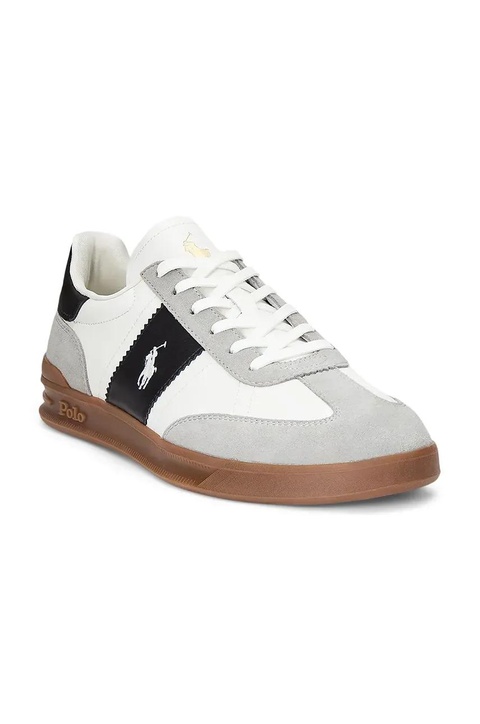 Polo Ralph Lauren sneakersy skórzane Hrt Aera Pp kolor biały 809956119002 - zdjęcie produktu nr 2
