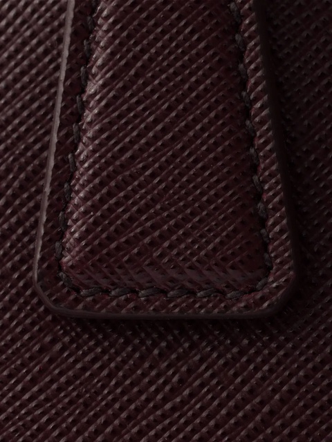Prada Promenade Saffiano-leather mini tote bag - Red - zdjęcie produktu nr 2